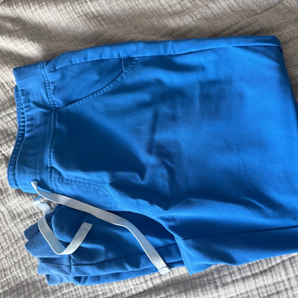 Figs Blue Track Pants